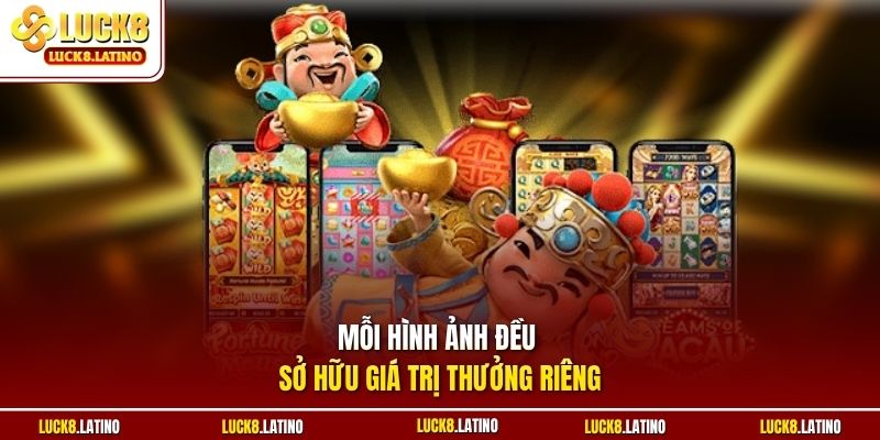 Mỗi hình ảnh đều sở hữu giá trị thưởng riêng